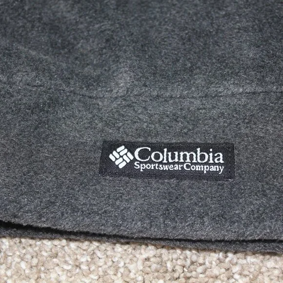 Columbia Gray Fleece Winter Beanie Hat Mens Womens Unisex Size L/XL Large NWT - Picture 2 of 3